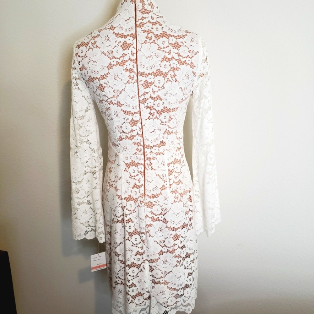 TAYLOR Long Sleeve Fitted Lace Dress—NWT—2 - Picture 6 of 16